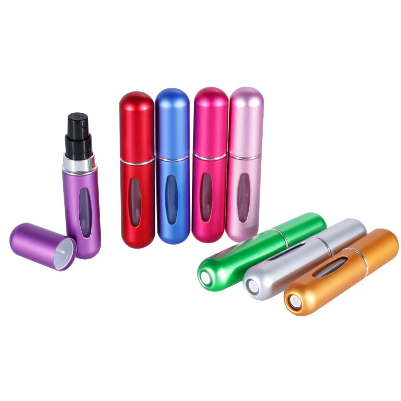 Refillable Mini Perfume Spray Bottle Spray Atomizer (random color) image 3