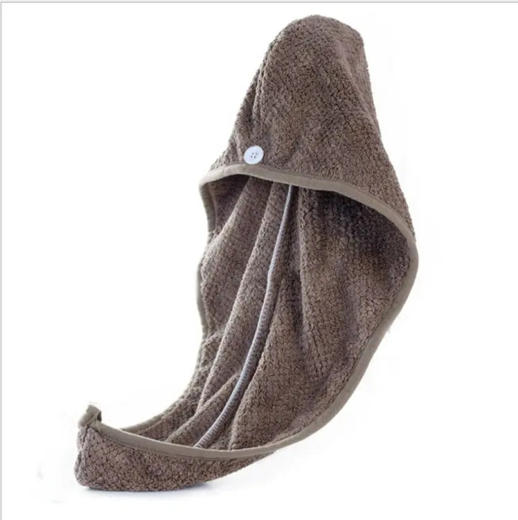 Hair Drying Towel Cap – Quick Dry, Soft & Absorbent Turban Wrap for Women | Anti-Frizz Hair Wrap Towel for Bathroom & Salon Use image 2