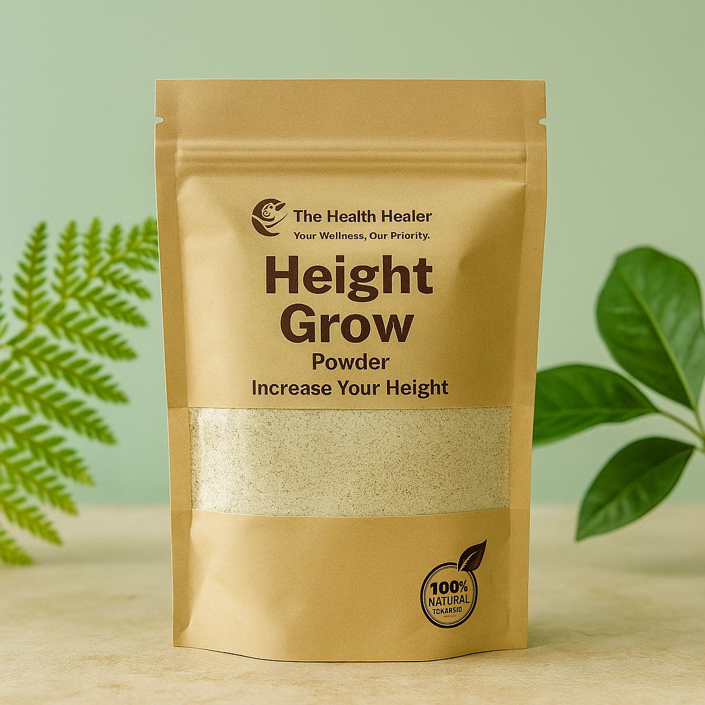 The Health Healer Height Grow Powder – 100% Natural Height Increase Supplement (60 Grams) image 0