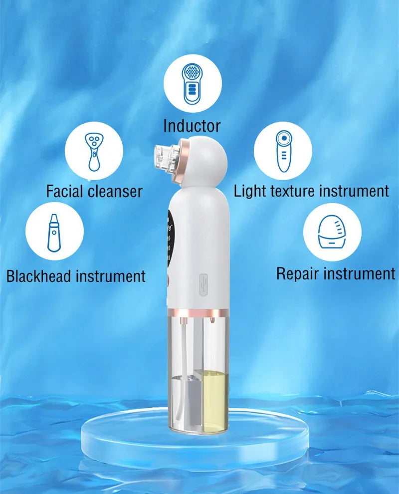 Bubble Facial &amp; Blackhead Remover – Deep Cleanser for Acne, Pores &amp; Glowing Skin | Pimple &amp; Oil Control tool | Blemish-Fighting &amp; Matte Finish | Bubble Technology Pore Purifier  image 1