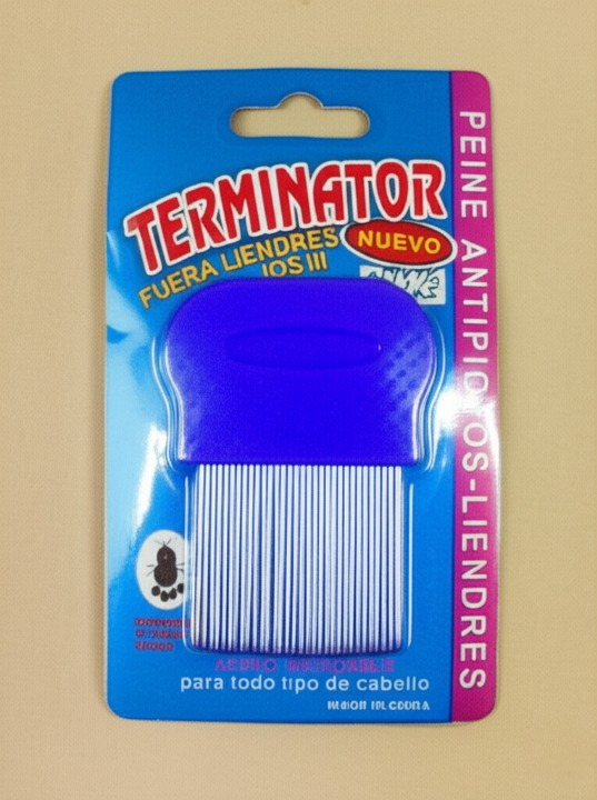 Multicolor Anti-Lice Hair Comb with Stainless Steel Micro-Grooved Teeth – Safe and Effective Lice and Nit Removal Comb | Reusable and Suitable for All Hair Types | Compact Size 9cm x 4cm (Random Color) image 4