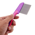100% Stainless Steel Needles Anti Lice Comb – Ergonomic Handle, Safe Rounded Tips, Reusable &amp; Clinically Proven for Men &amp; Women (Random color) image 0