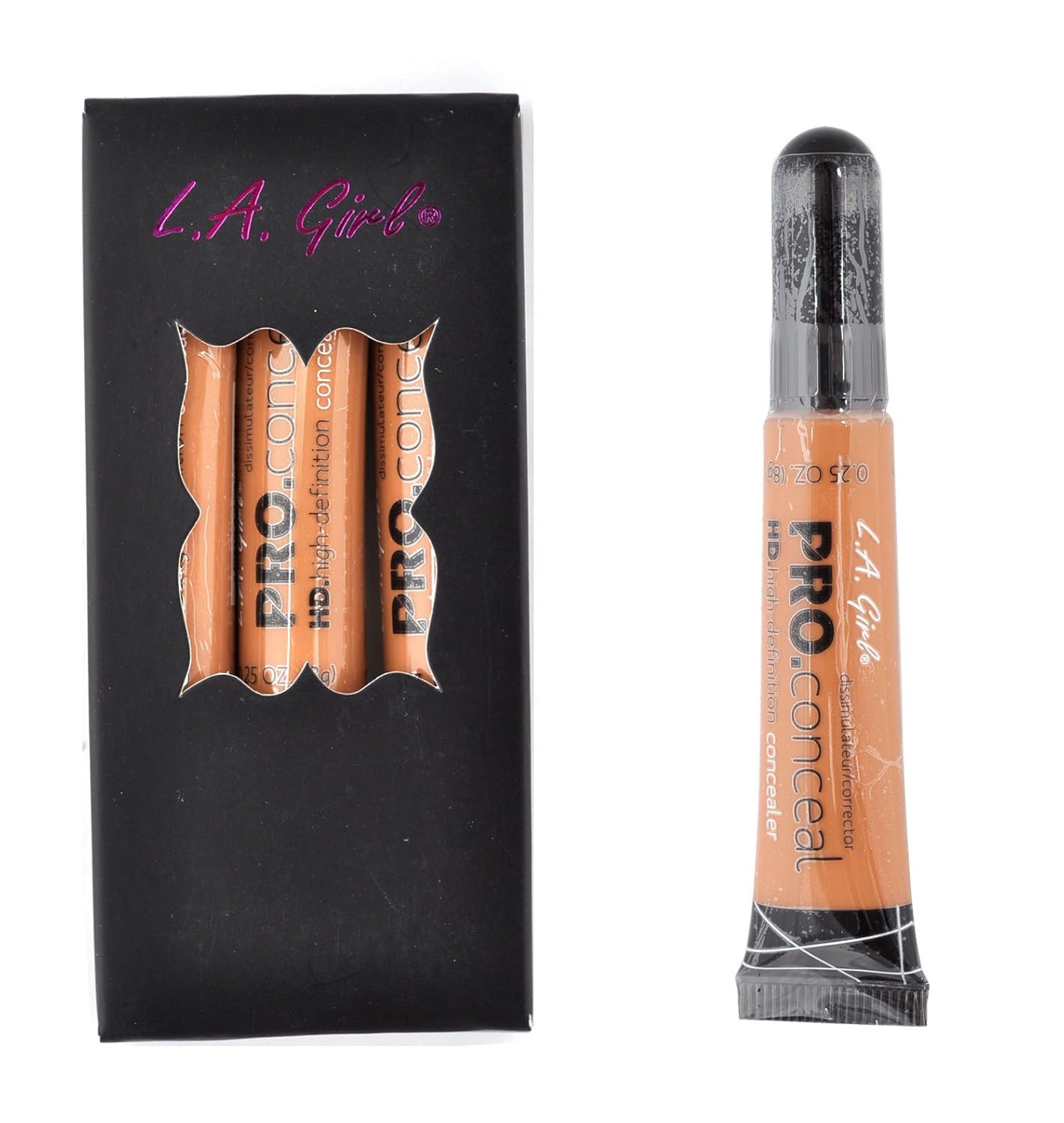Pack Of 03 L.A. Girl High Definition Concealer | Best Quality Concealer For Girls | Concealer For Women image 1