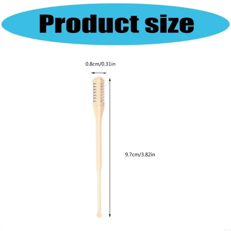 Pack of 2 Double-Sided Manual Nose Hair Trimmers – Safe &amp; Painless Grooming Tool for Men &amp; Women image 3