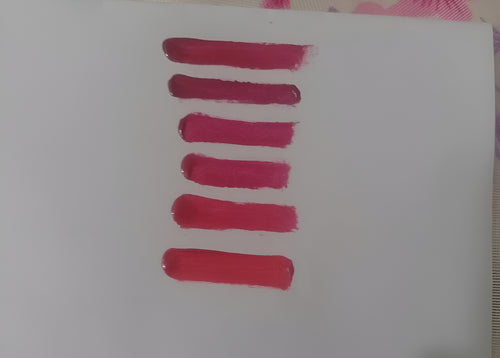 6 Pcs Lip Gloss Set – Liquid Formula with Shades of Red, Smooth Application, Long-Lasting Shine &amp; Moisture, Perfect for Everyday &amp; Party Makeup image 0