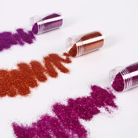 Glitter Powder Bottle Set – Pack of 12 Different Colors, High-Quality Craft Glitter for DIY, Nail Art, and Decorations image 0