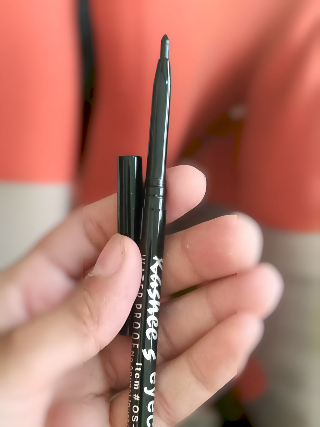 Pack Of 01 - Kashee's Black Kajal Pencil - Kajal Pencil For Eyes - Kashee Kajal Pencil For Girls - Best Quality Kajal image 0