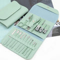 16 in 1 Nail kit Manicure Cutters Nail Clipper Set Household Stainless Steel Ear Spoon Nail Clippers Pedicure Nail Scissors Tool Set (Random Color) image 0