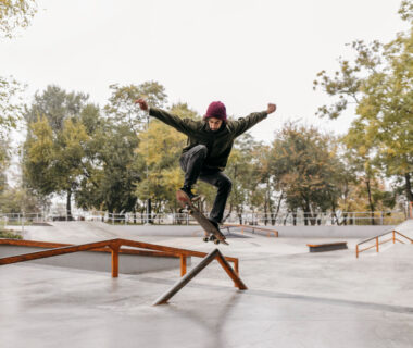 skateboard exercise