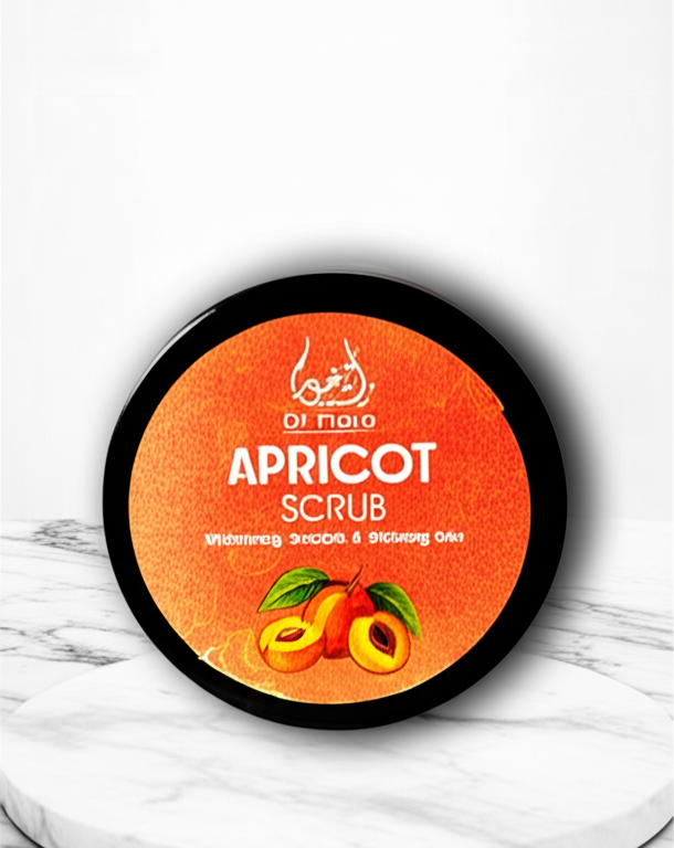 Natural Apricot Face & Body Scrub – Deep Cleansing Exfoliator for Smooth, Glowing Skin - Image 3