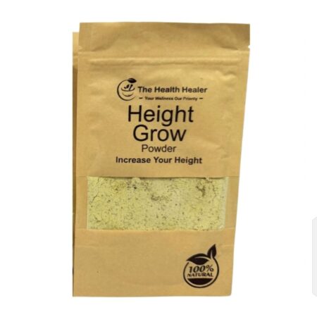 The Health Healer Height Grow Powder – 100% Natural Height Increase Supplement- 50G