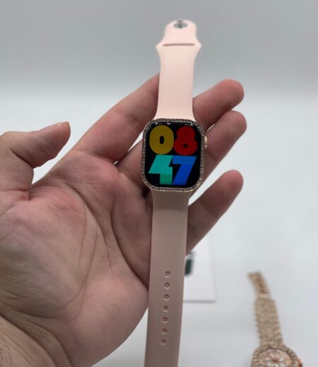 Mi Ni ZW10 DO Elegant Diamond Series Smartwatch – Bluetooth Calling, Health Monitor, 2-in-1 Women's Smart Watch