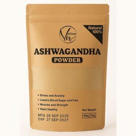 Ashwagandha Powder Pure And Natural | Herbal Supplement For Stress Relief, Energy, Immunity Boost, And Overall Wellness