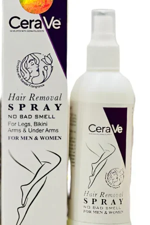 Cereve Hair Removal Spray for Women – Fast, Painless Hair Removal for Legs, Arms & Body, Smooth Skin at Home | Hair Removal