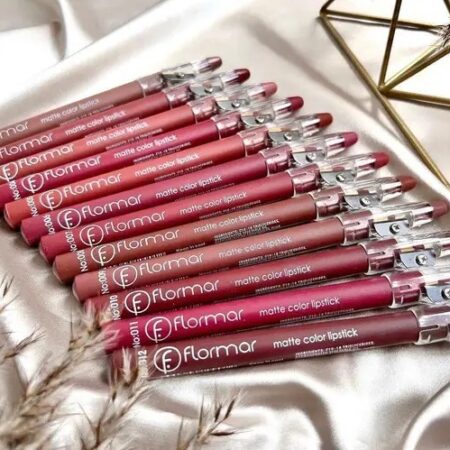 Flormar Waterproof Lip Pencil Set of 12 – Long Lasting, High Quality Lip Liners in Assorted Shades Brown, Pink, Light Brown, Bronze Skin, Arabian Bronze, Metallic Bronze, Peanut Brown, Chocolate Brown, Coffee, Light, Medium, Orange