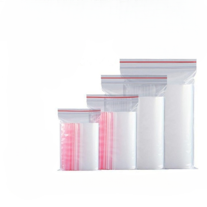Pack Of 100 Pcs Clear Plastic Zipper Bags 7x10 Inch – 2 Mil Reclosable Poly Bags for Food, Jewelry, Hardware, Crafts, Office, and Travel Storage - Image 3