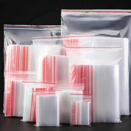 Pack Of 100 Pcs Clear Plastic Zipper Bags 7x10 Inch – 2 Mil Reclosable Poly Bags for Food, Jewelry, Hardware, Crafts, Office, and Travel Storage